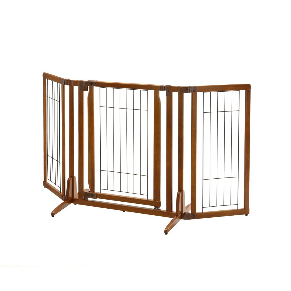 Premium Plus Freestanding Pet Gate with Door