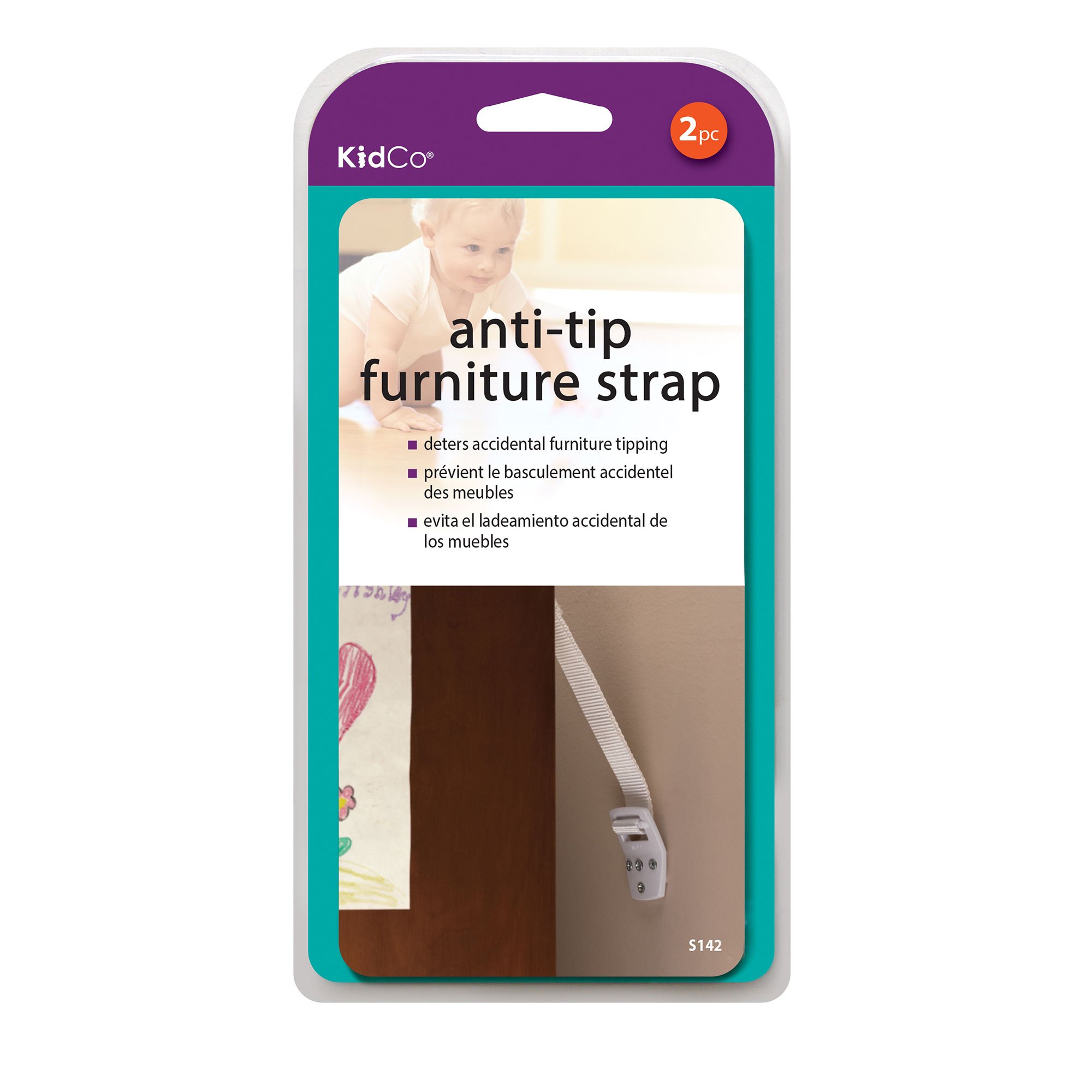 Anti-Tip Furniture Straps 2 pack