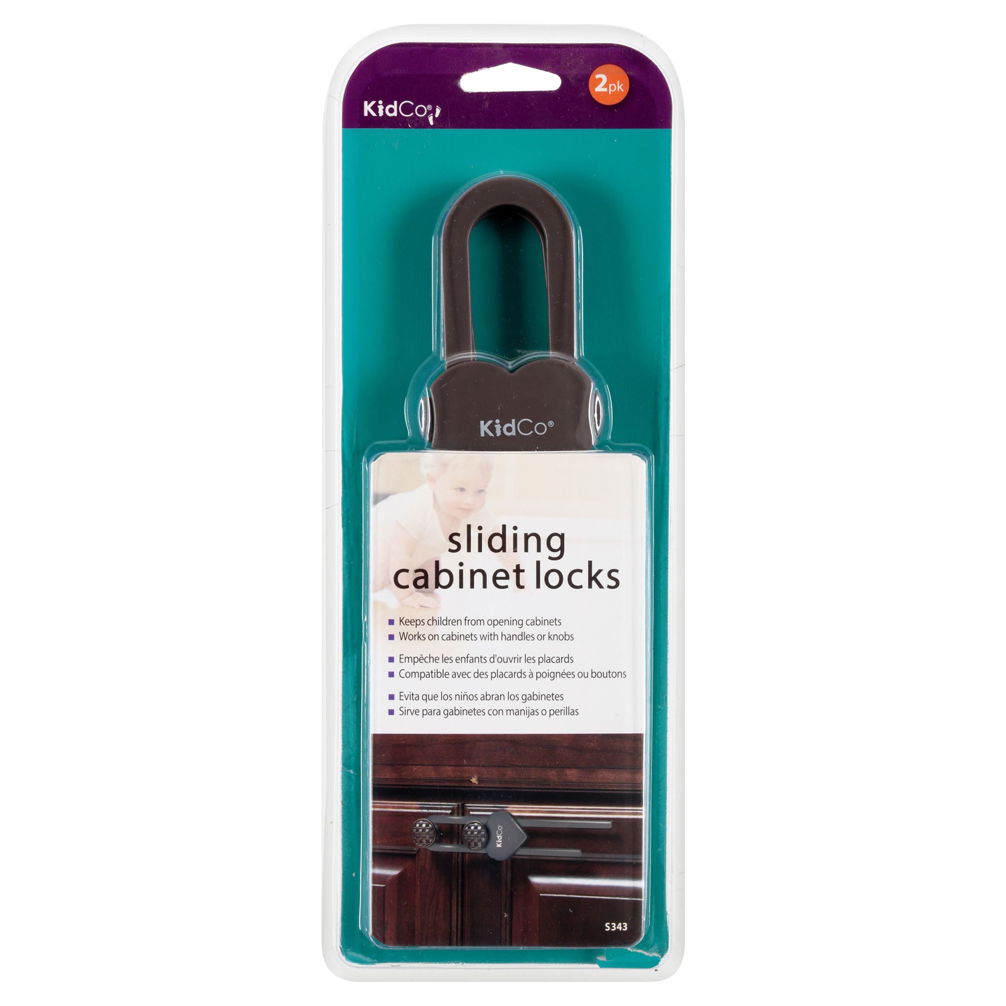 Sliding Cabinet Locks 2 pack
