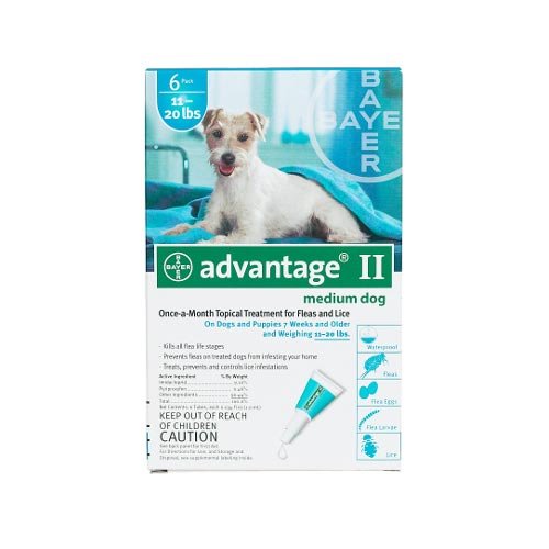 Flea Control for Dogs And Puppies 11-20 lbs 6 Month Supply