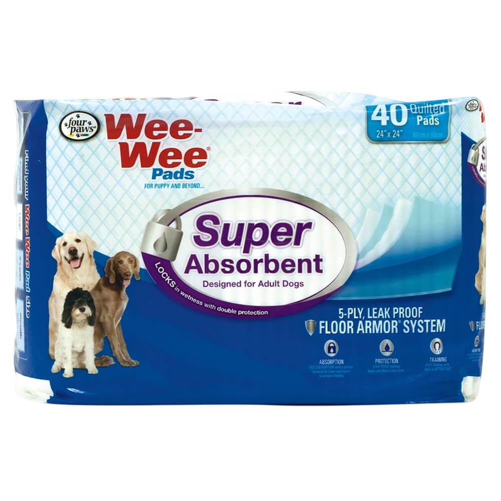 Wee-Wee Super Absorbent Pads 40 count