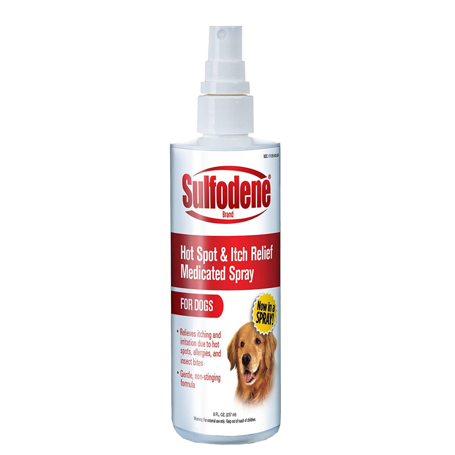 Medicated Hot Spot and Itch Relief Spray for Dogs