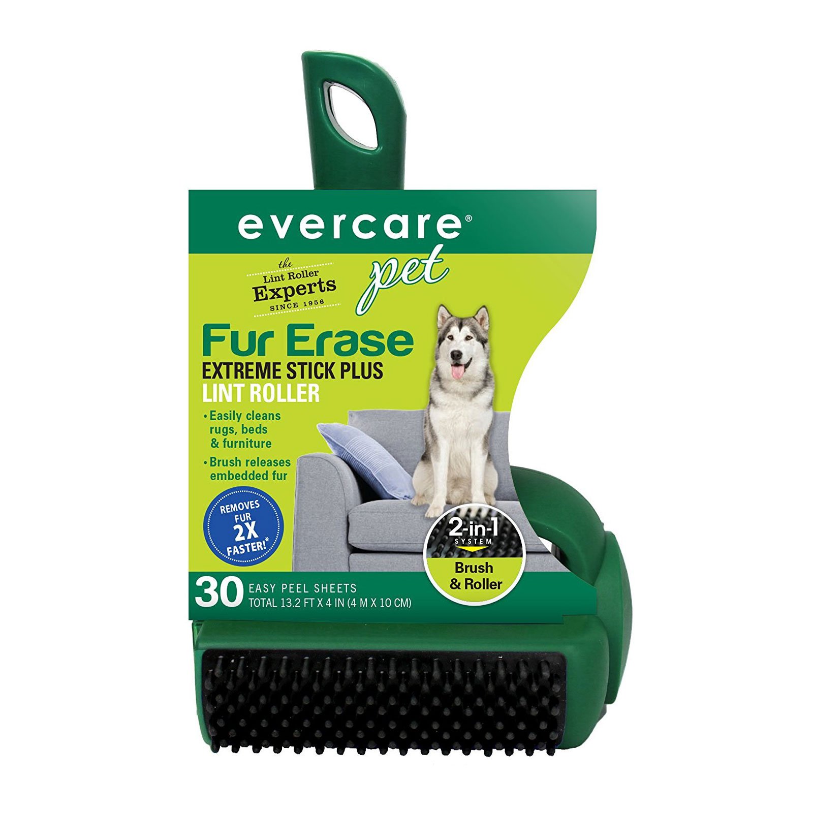 Pet Plus Extreme Stick T-Handle Lint Roller 30 Sheet