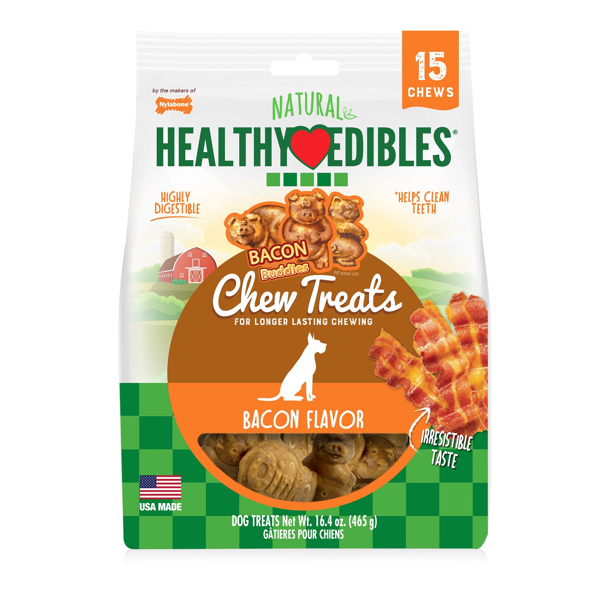 Healthy Edibles Bacon Buddies 15 count