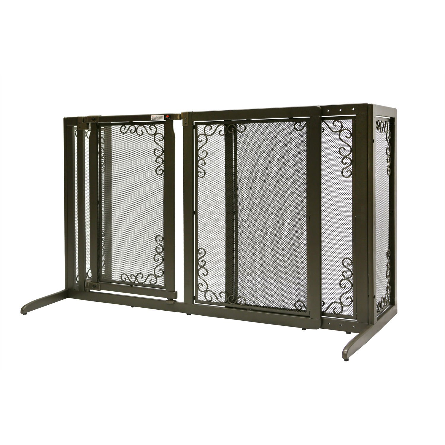 Deluxe Freestanding Mesh Pet Gate