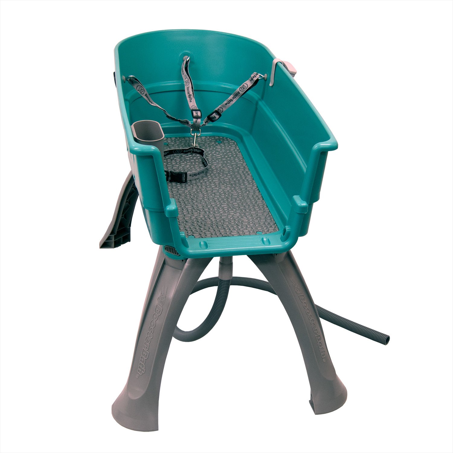 Elevated Dog Bath and Grooming Center (Color: Teal, size: large)