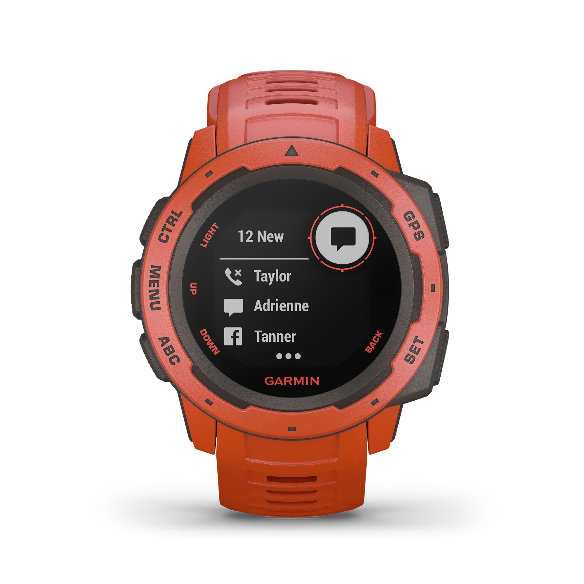 Instinct Outdoor GPS Watch (Color: Flame Red)