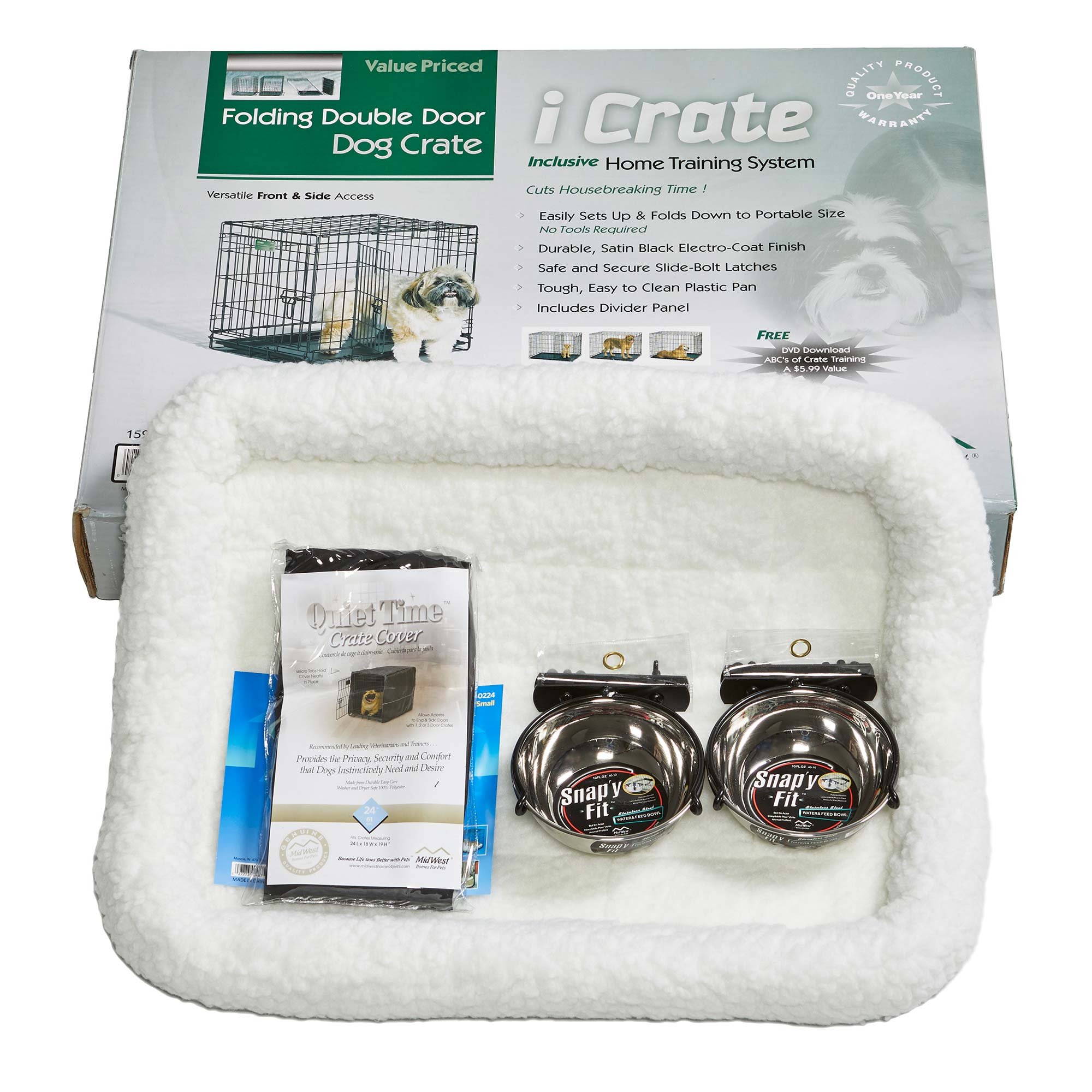 iCrate Dog Crate Kit (size: small)