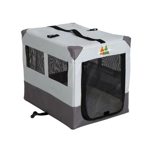 Canine Camper Sportable Crate (Color: Gray)