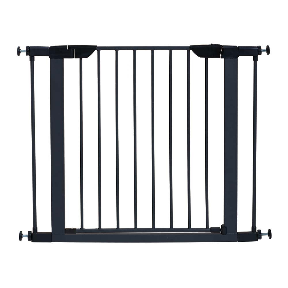 Steel Pressure Mount Pet Gate (Color: Graphite)