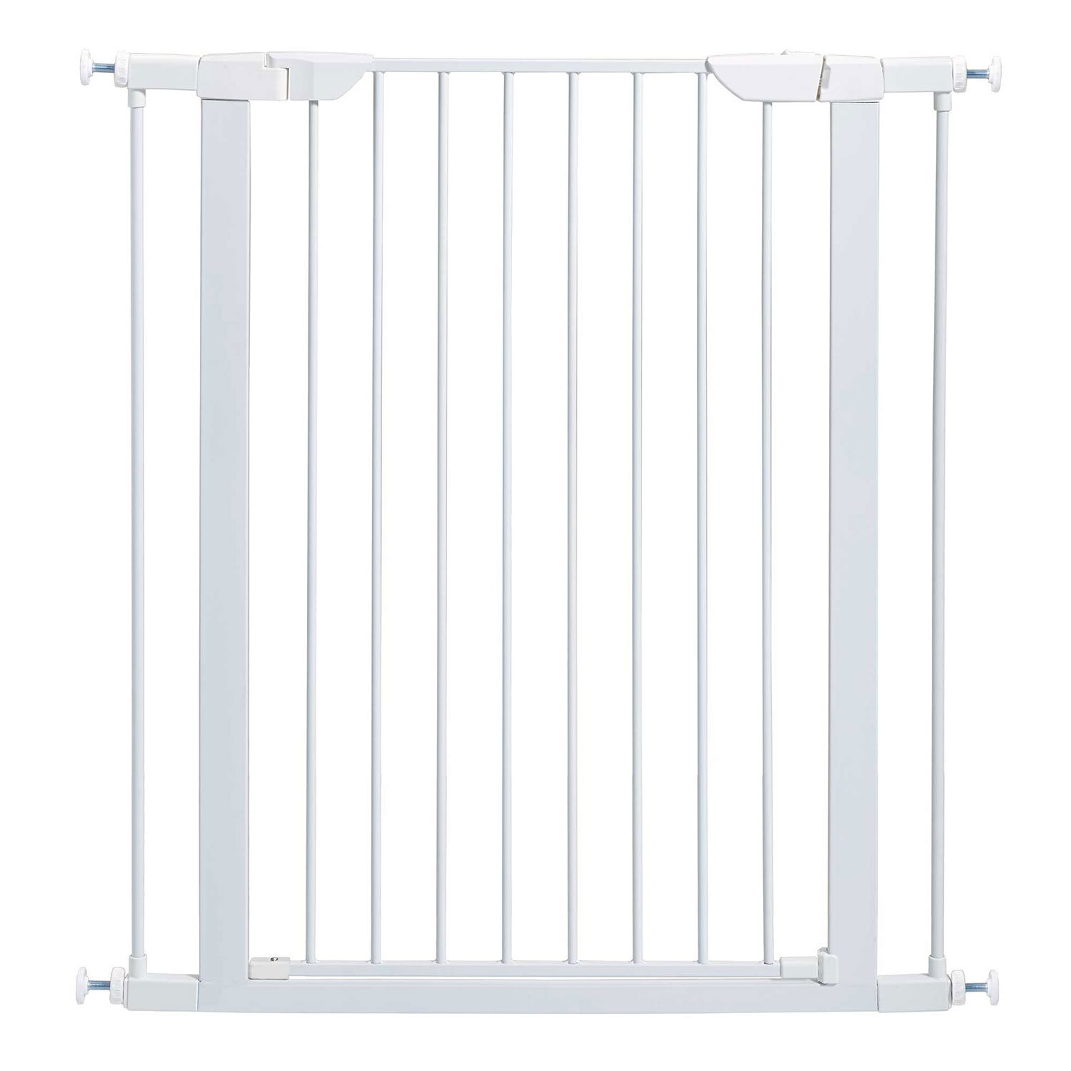 Glow in the Dark Steel Pressue Mount Pet Gate Tall (Color: White)