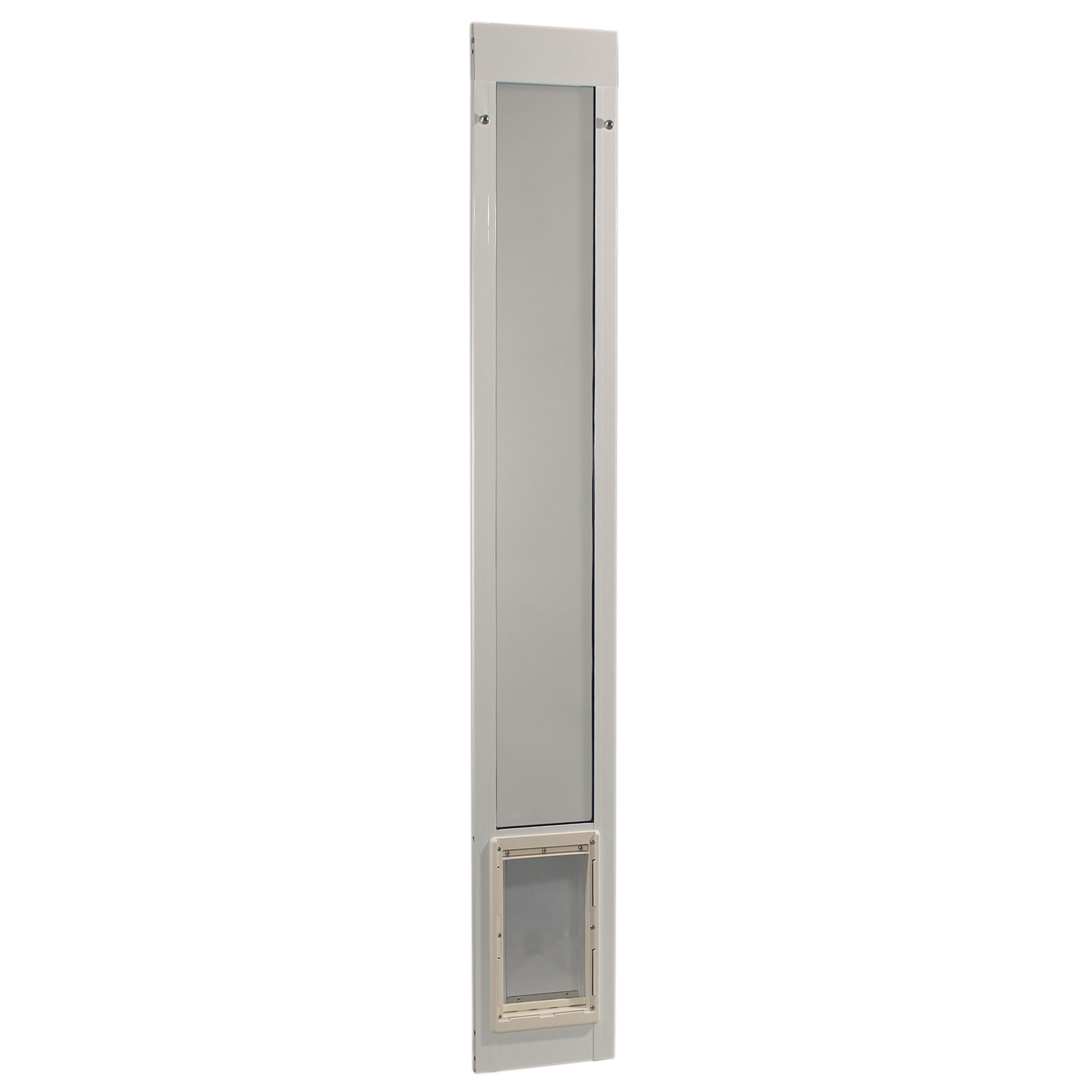 Fast Fit Pet Patio Door (Color: White, size: medium)