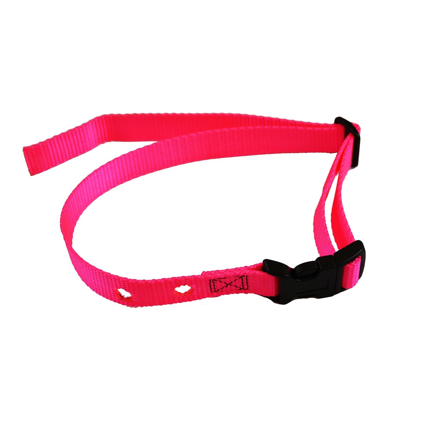 Adjustable Quick Release Nylon Replacement Collar Strap (Color: Pink)