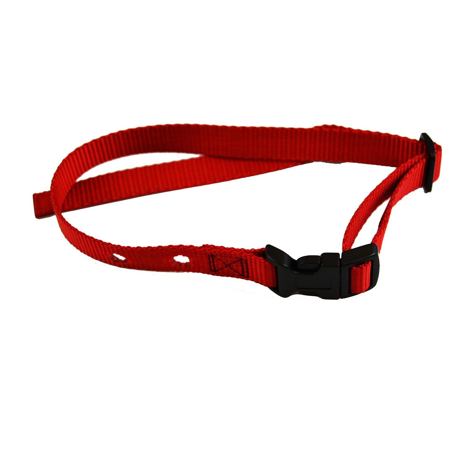 Adjustable Quick Release Nylon Replacement Collar Strap (Color: Red)