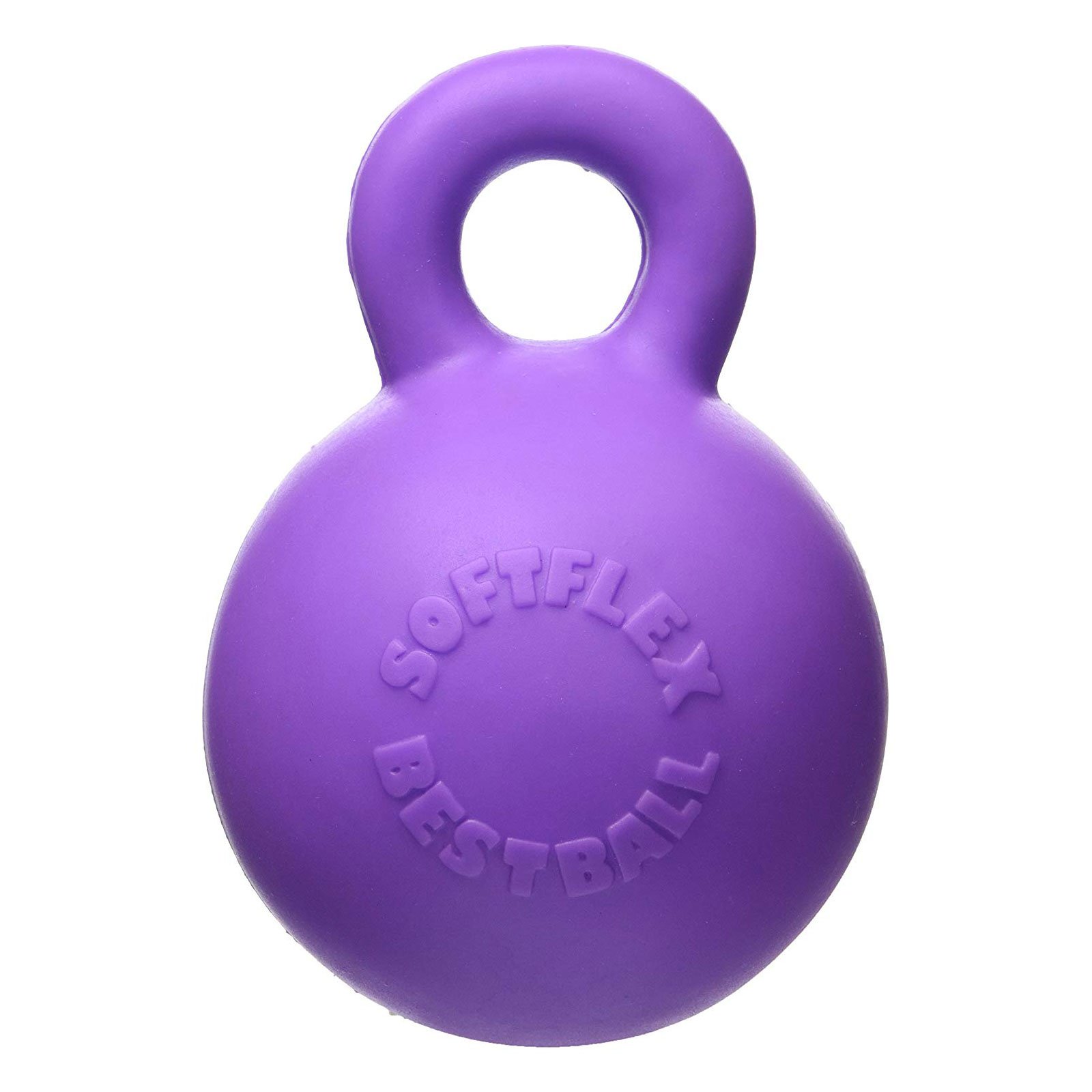 Soft Flex Gripper Ball Dog Toy (Color: Purple)