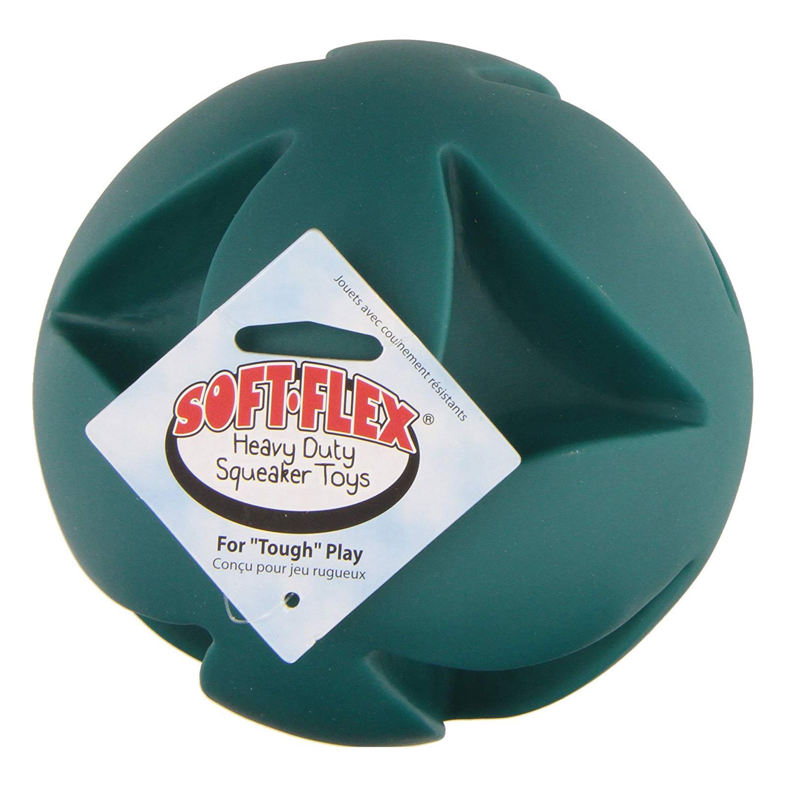 Soft Flex Best Clutch Ball Dog Toy (Color: Teal)