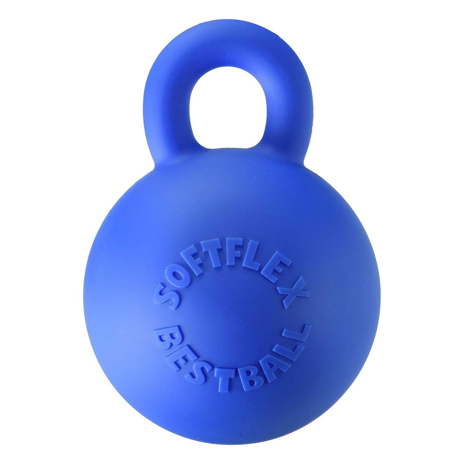 Soft Flex Gripper Ball Dog Toy (Color: Blue)