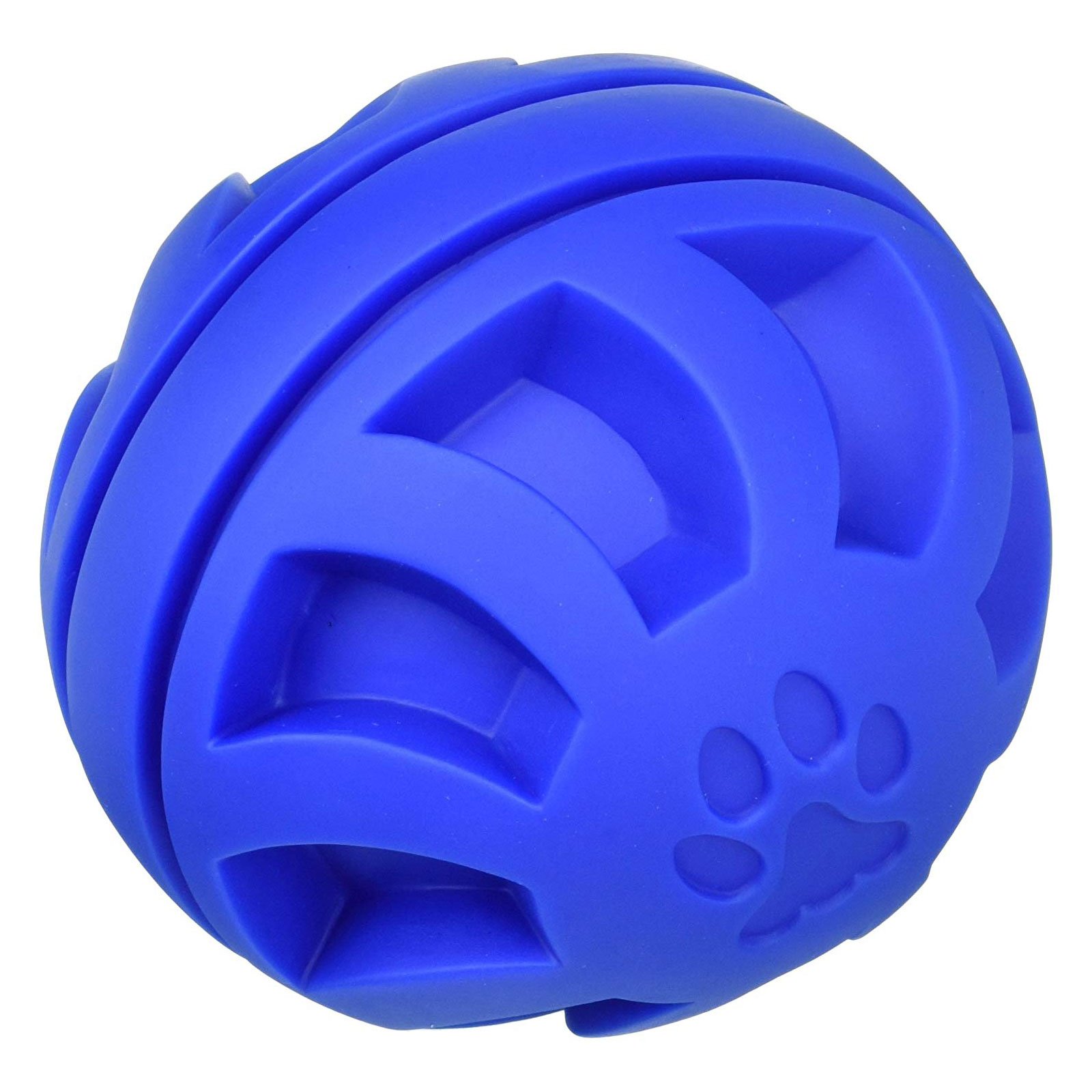 Soft Flex Swirel Ball Dog Toy (Color: Blue)