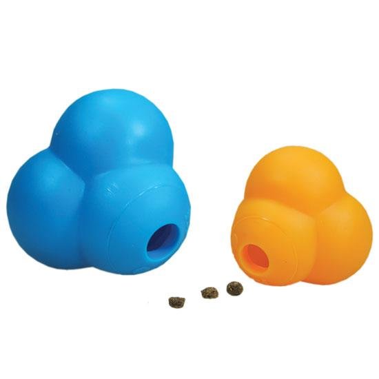 Dog Atomic Treat Ball (Color: Blue or Orange)