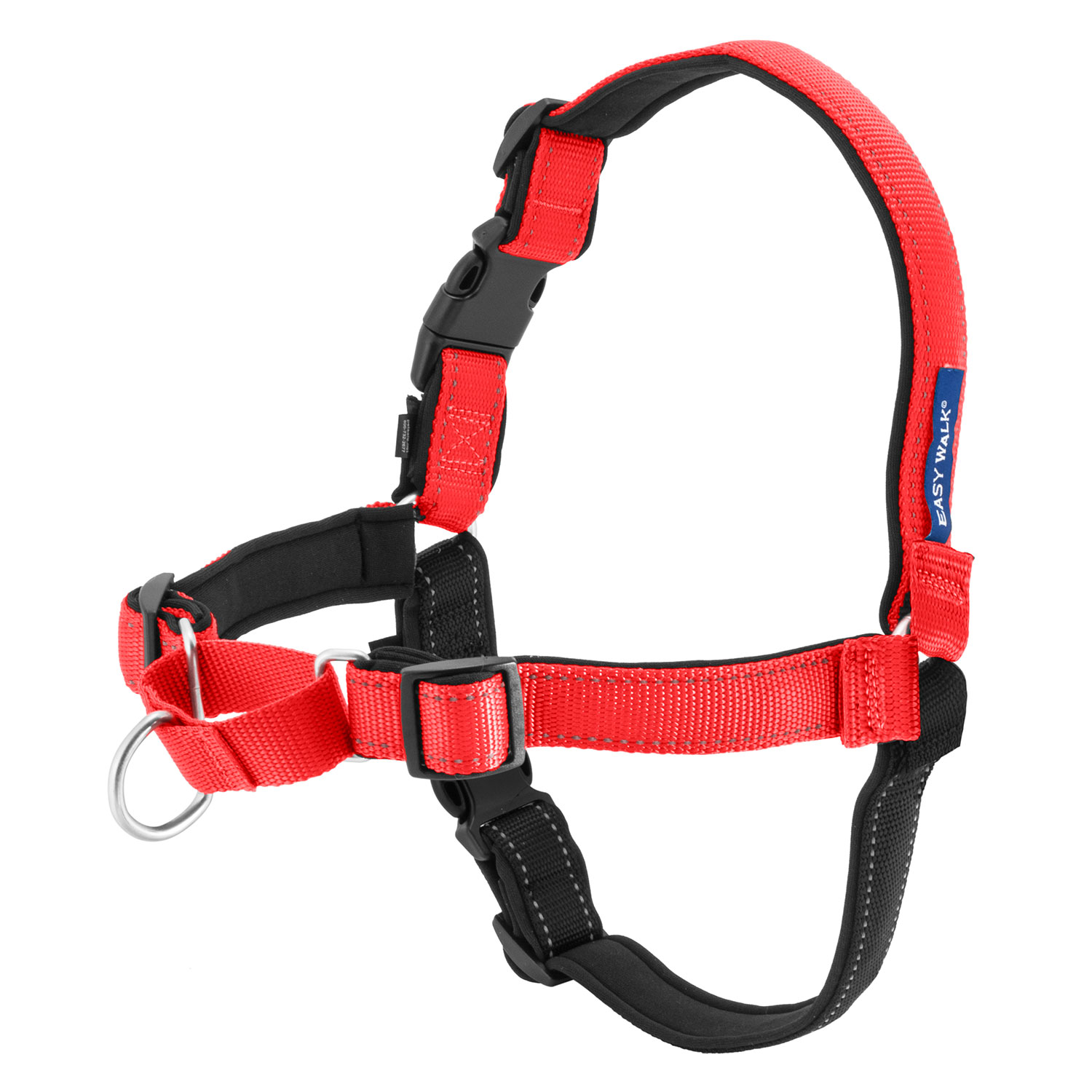 Deluxe Easy Walk Harness (Color: Rose, size: large)