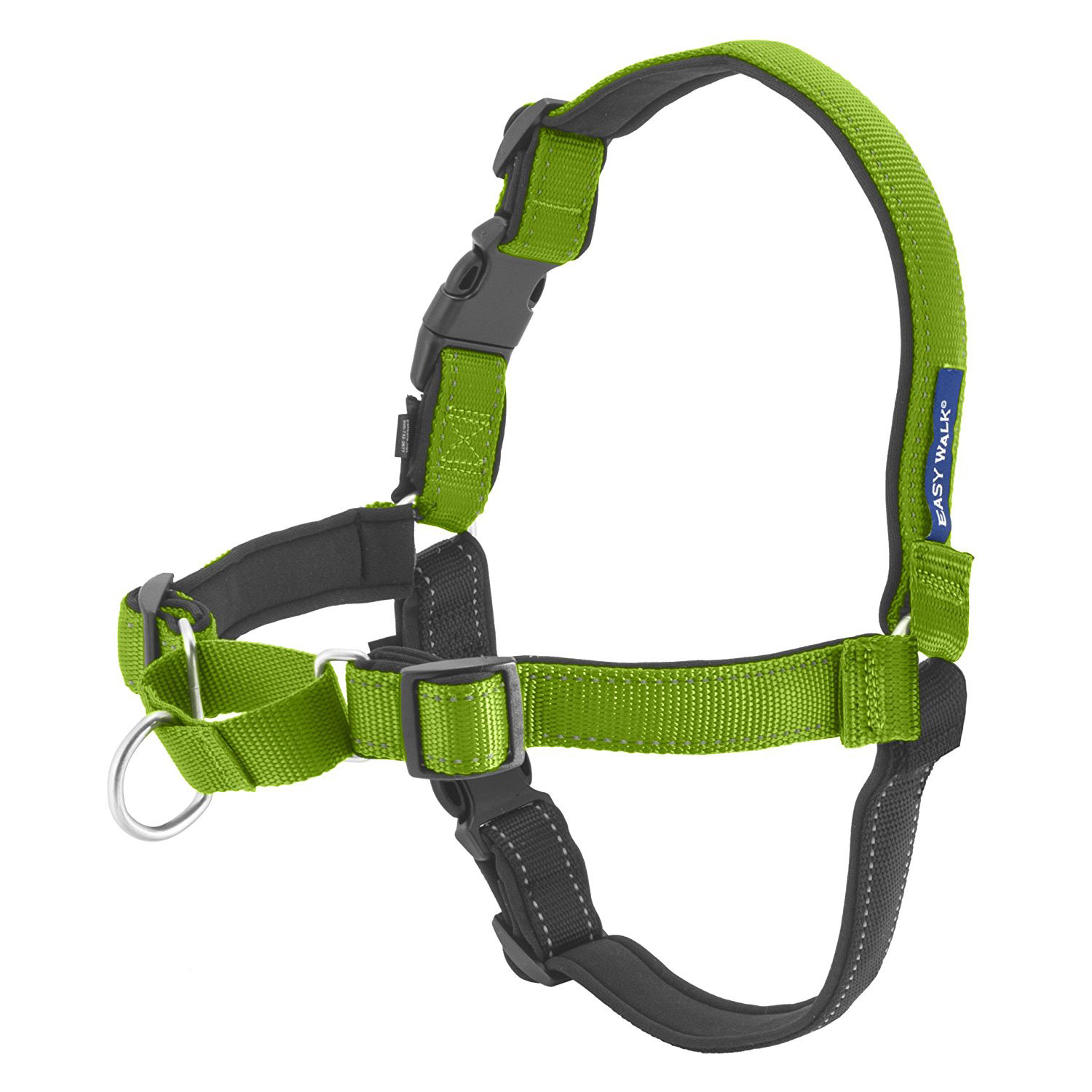 Deluxe Easy Walk Harness (Color: Green, size: medium)