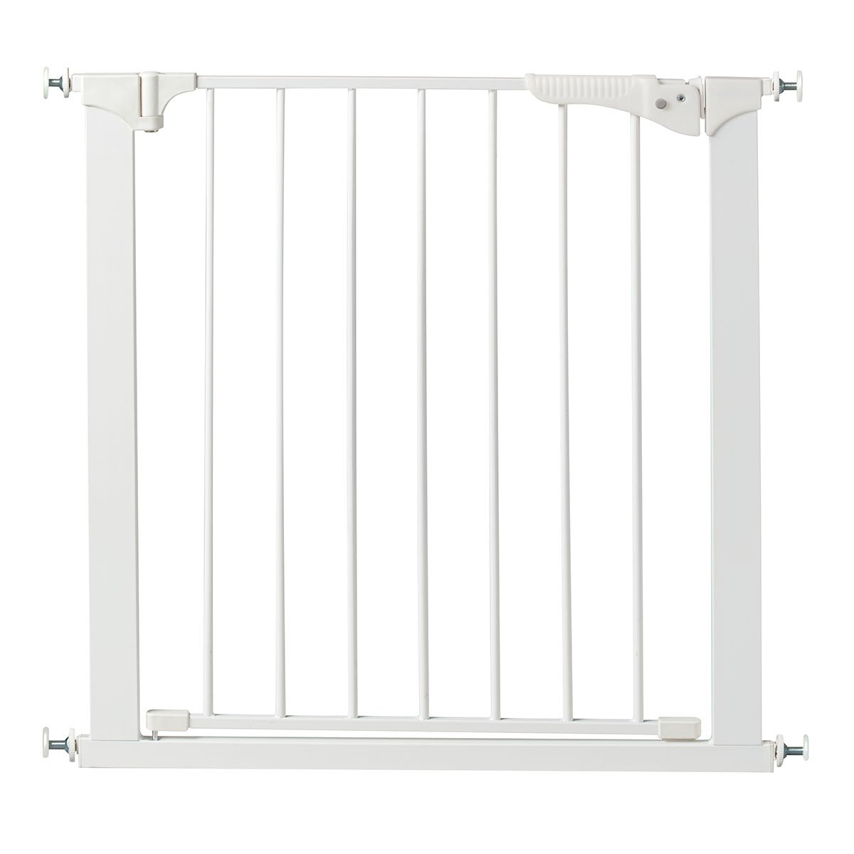 Gateway Pressure Mounted Pet Gate (Color: White)