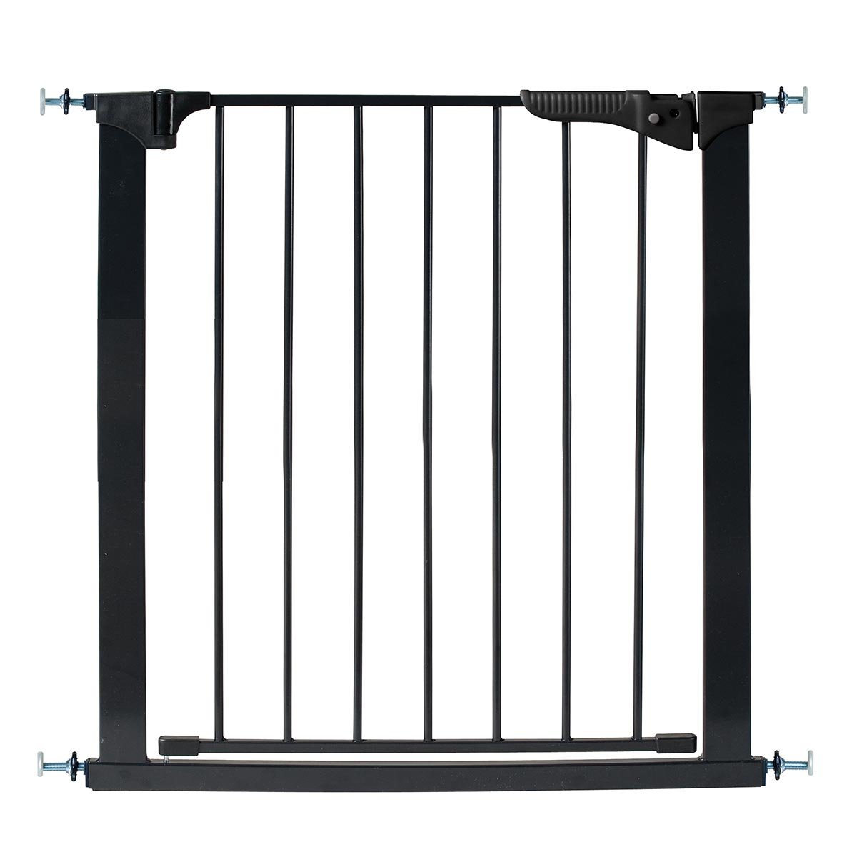 Gateway Pressure Mounted Pet Gate (Color: Black)