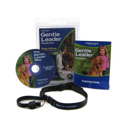 Gentle Leader Quick Release Head Collar (Color: Black, size: large)