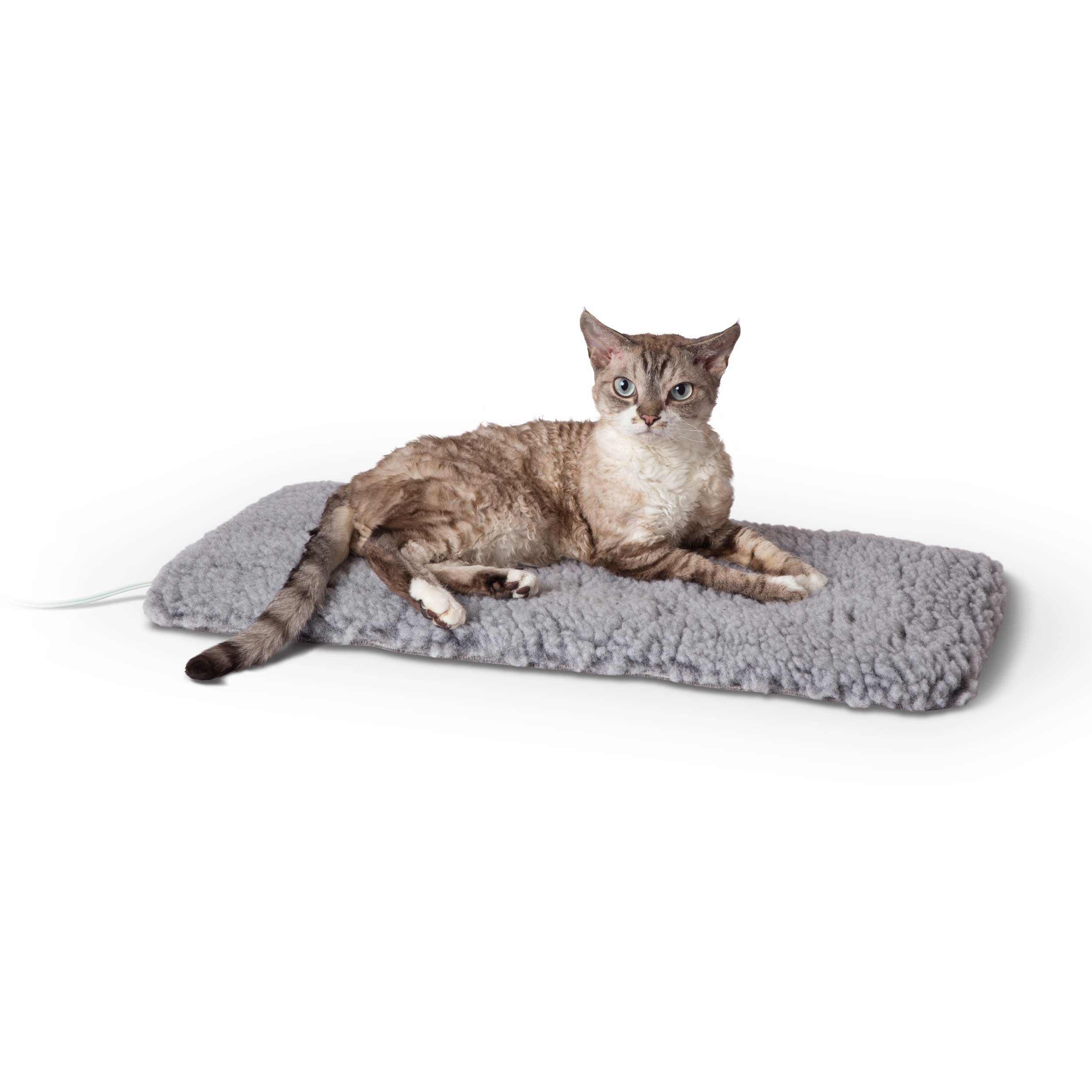 Thermo-Plush Pet Pad (Color: Gray, size: small)