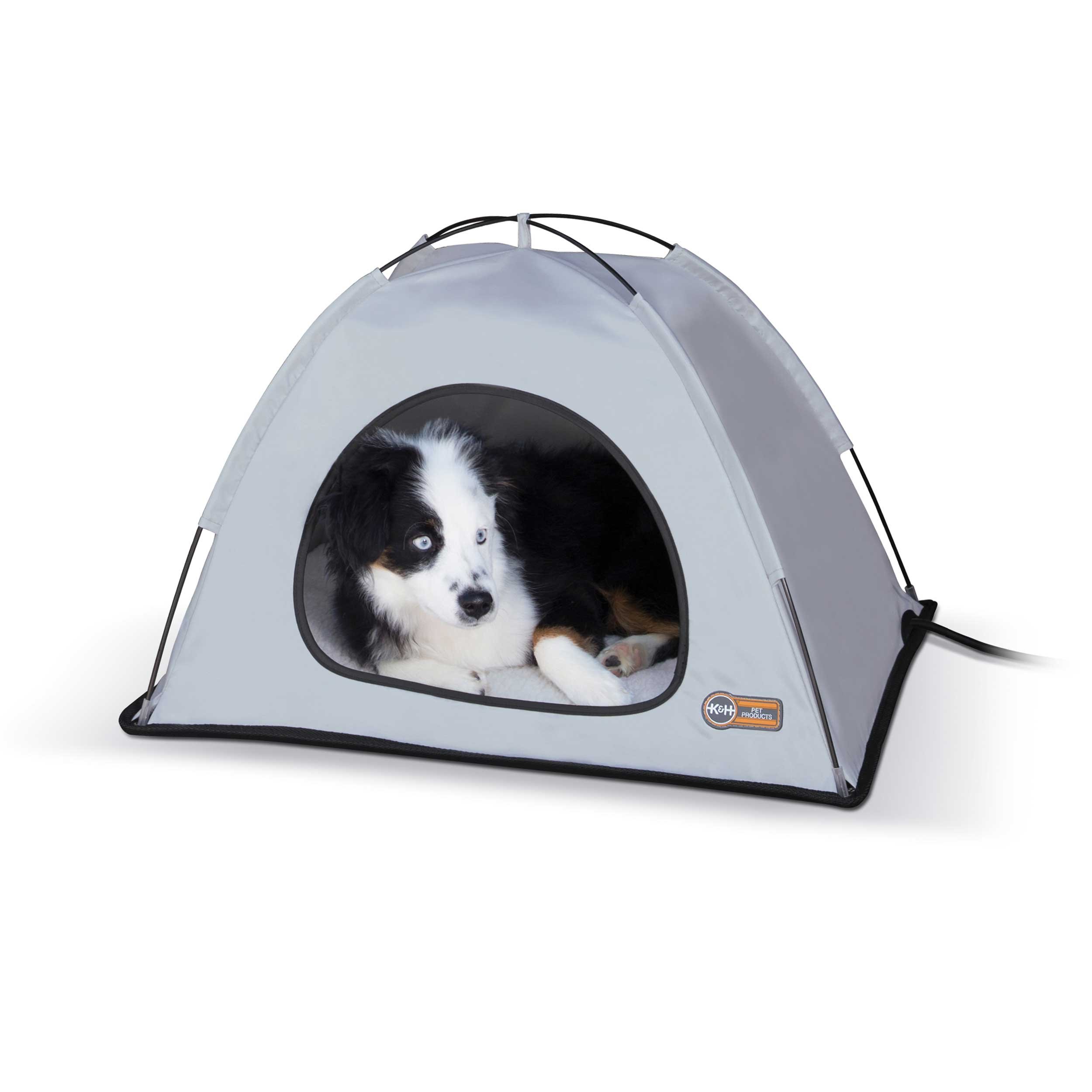 Pet Thermo Tent (Color: Gray, size: medium)