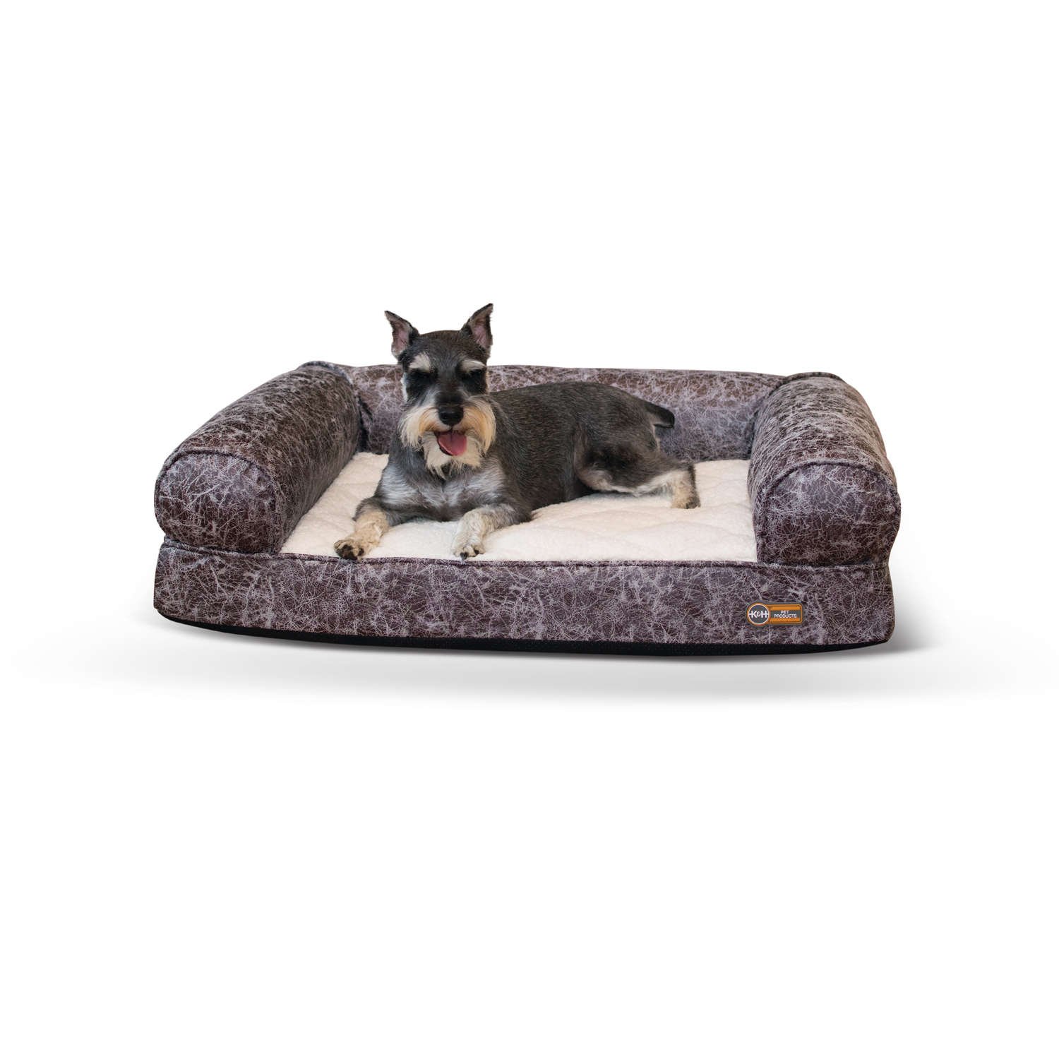 Bomber Memory Dog Sofa (Color: Gray, size: medium)