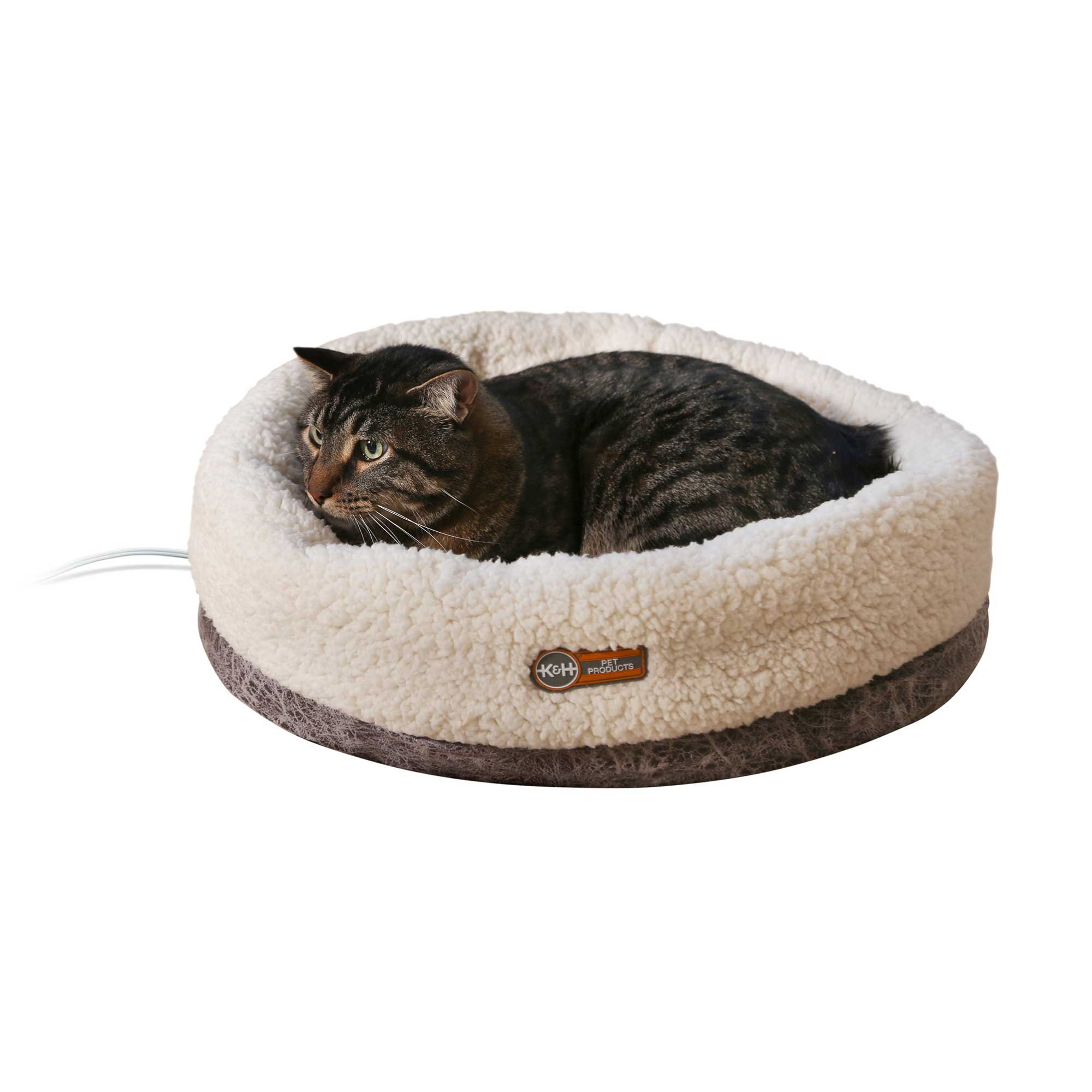 Thermo-Snuggle Cup Pet Bed (Color: Bomber Gray)