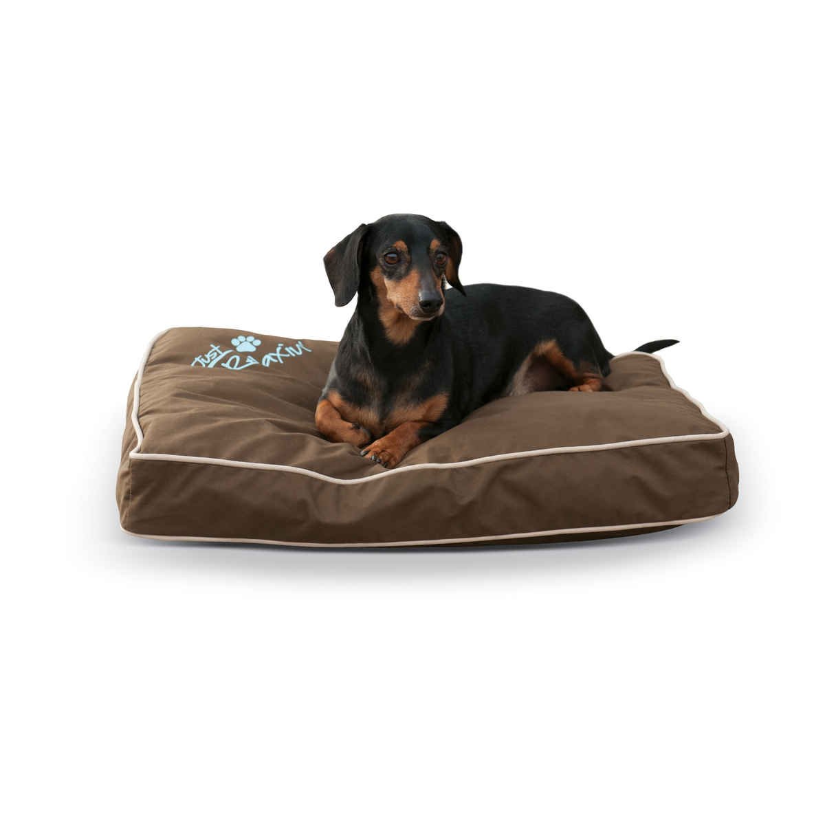 Just Relaxin' Indoor/Outdoor Pet Bed (Color: Chocolate, size: small)