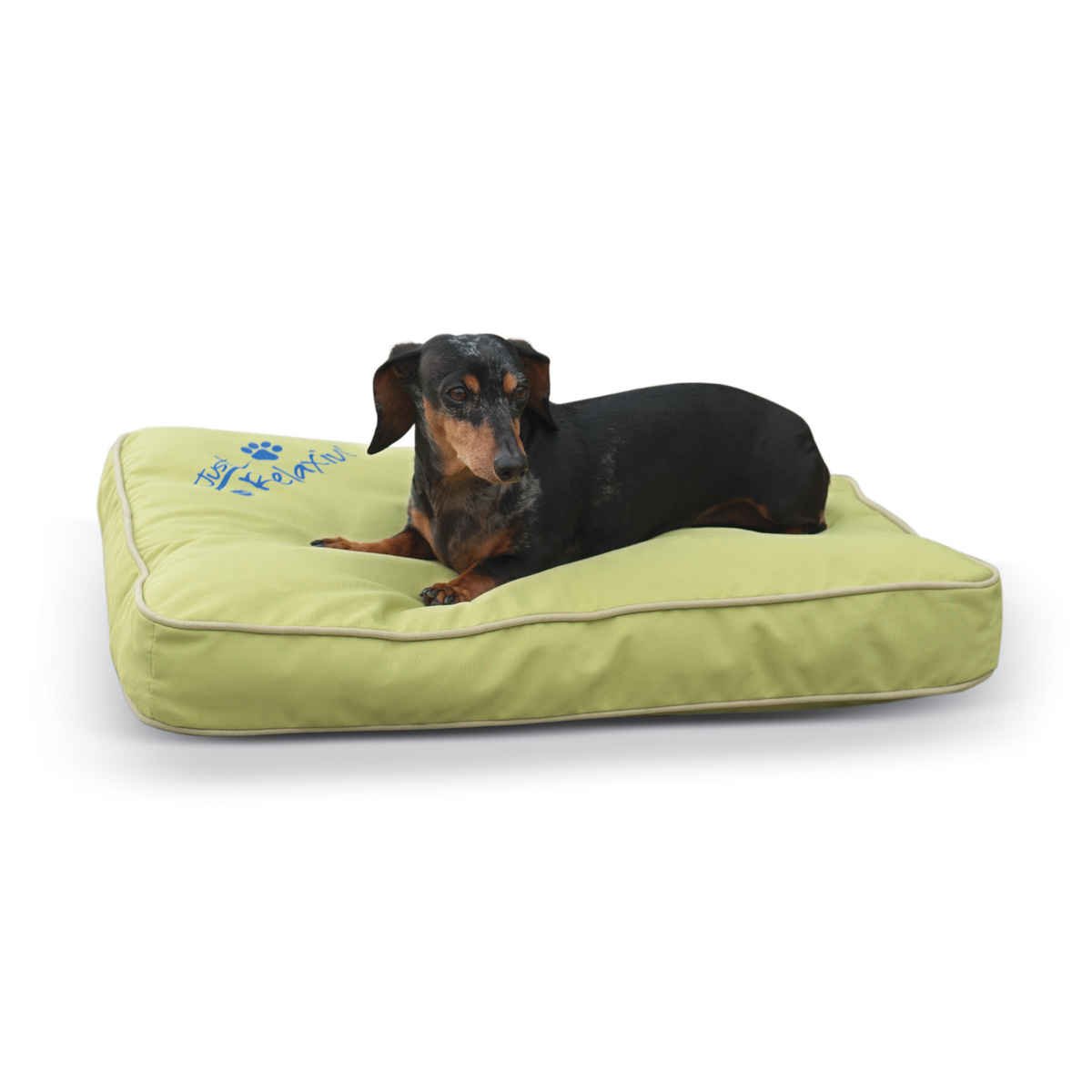 Just Relaxin' Indoor/Outdoor Pet Bed (Color: Green, size: small)