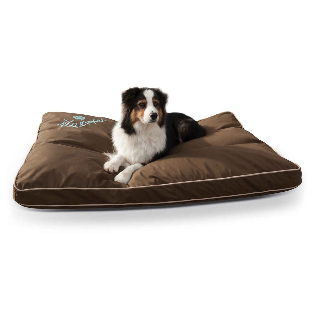 Just Relaxin' Indoor/Outdoor Pet Bed (Color: Chocolate, size: large)