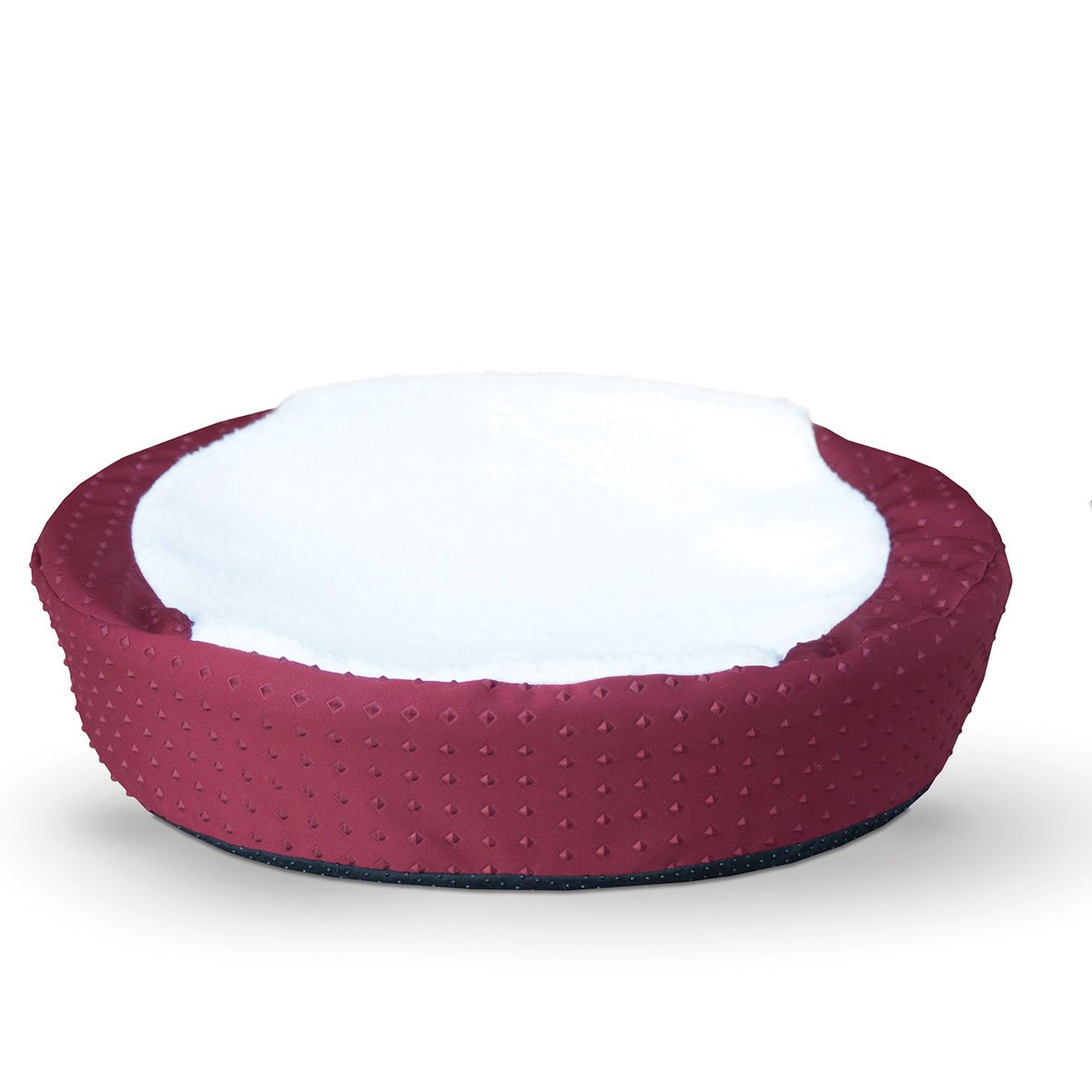 Ultra Memory Round Pet Cuddle Nest (Color: Red)