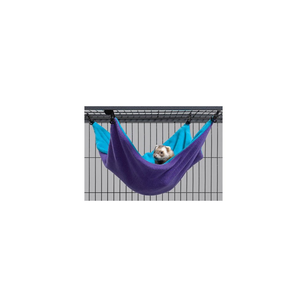 Ferret Nation Hammock Hideaway (Color: Teal / Purple, size: large)