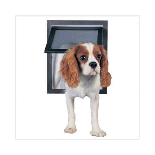 Pet Screen Door (Color: Black)