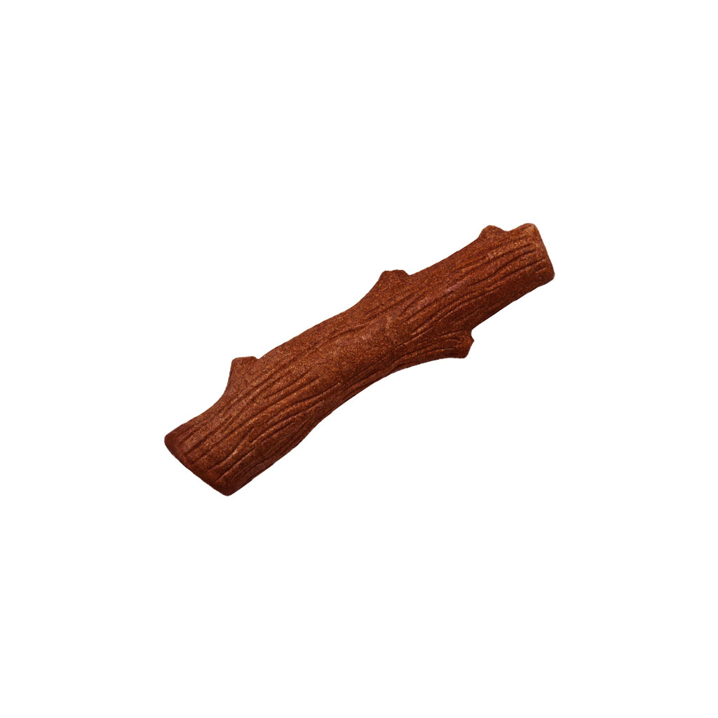 Dogwood Mesquite Dog Chew Toy (Color: Brown, size: small)