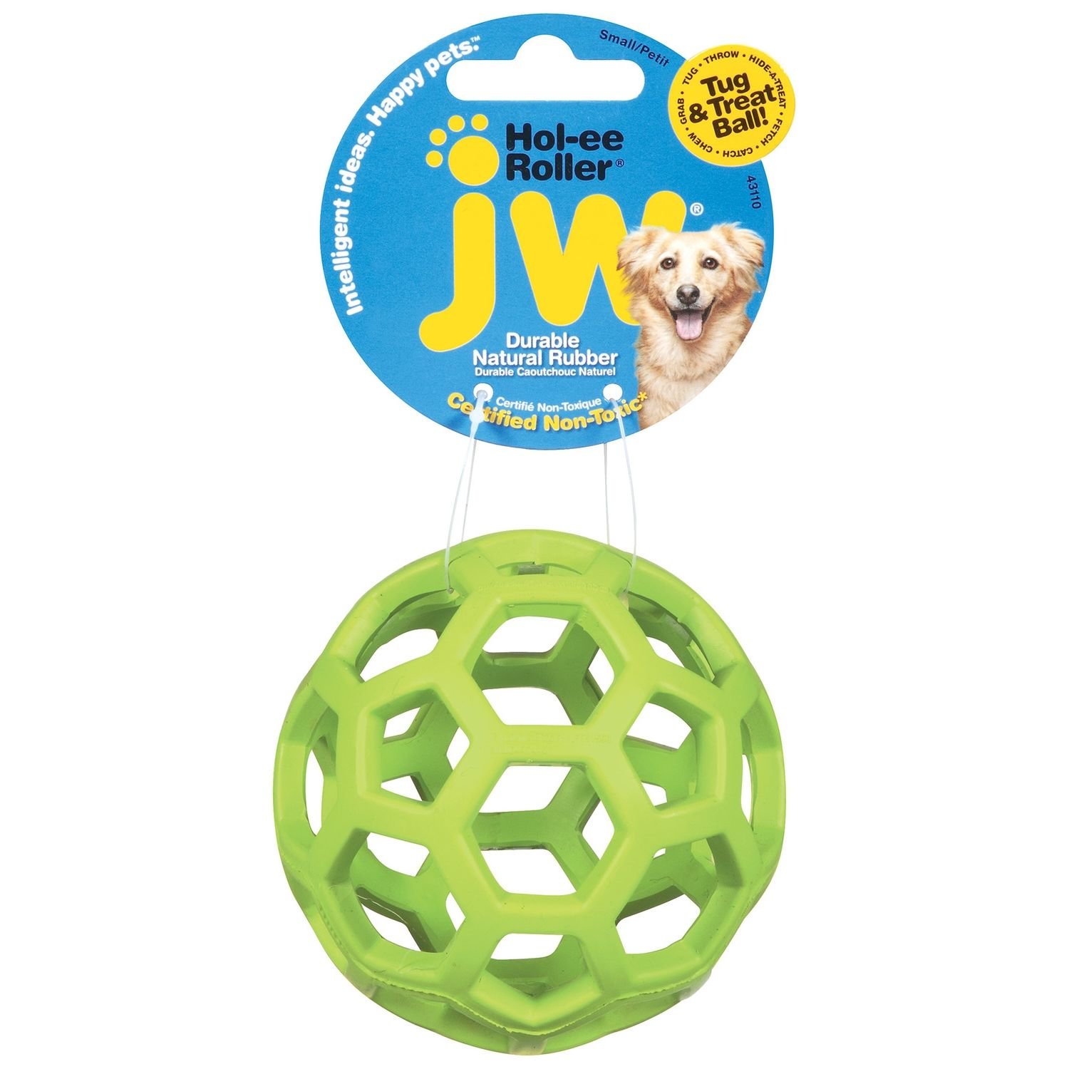 JW Hol-Ee Roller Dog Toy (Color: Assorted, size: small)