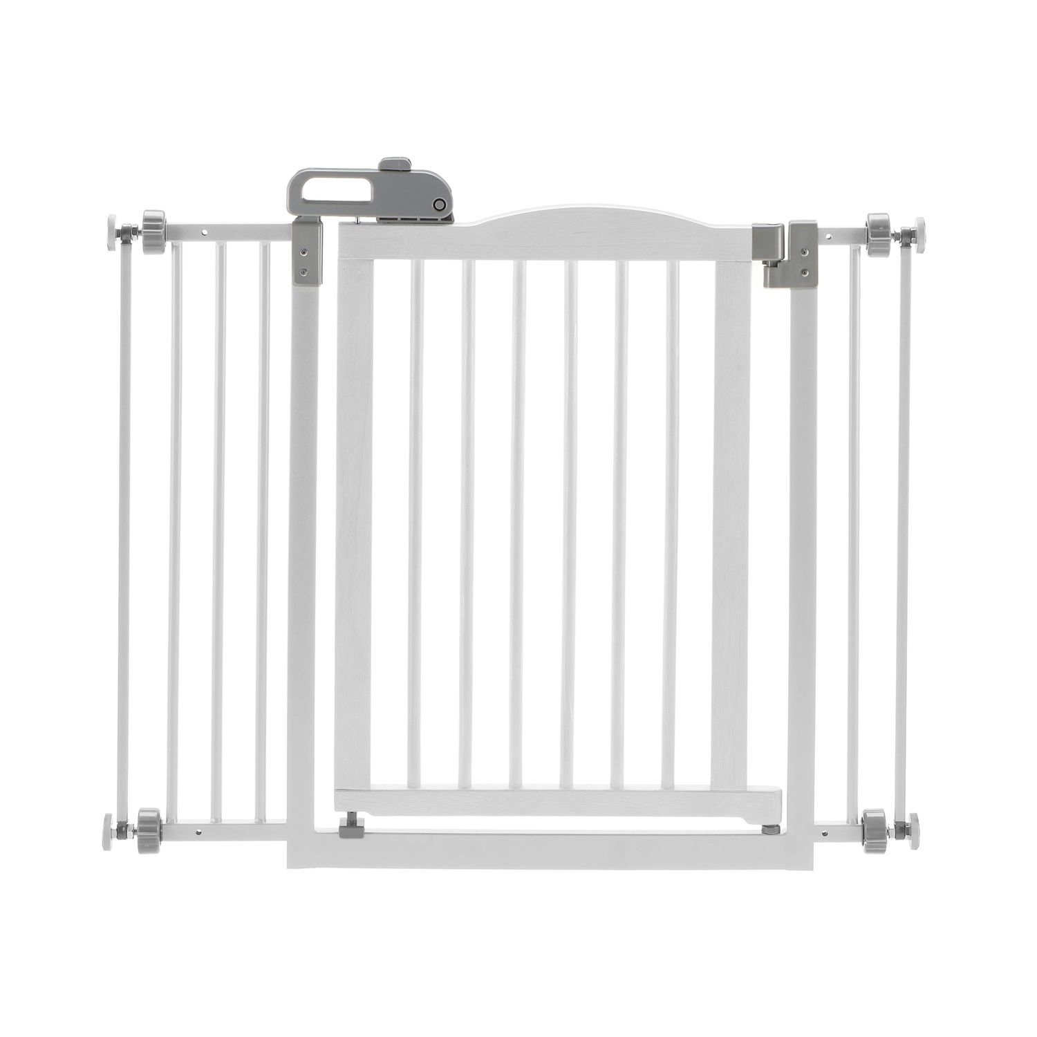 One-Touch Pressure Pet Gate II (Color: White)