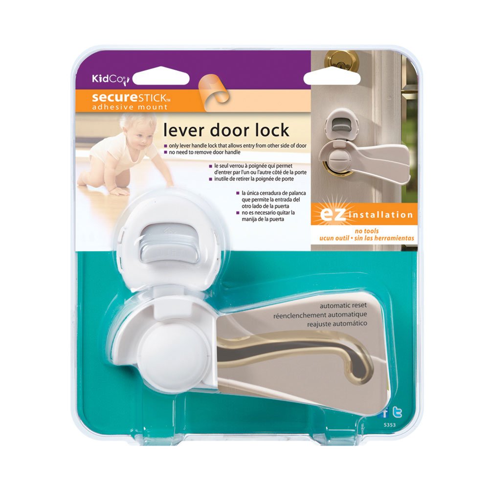 Door Lever Lock (Color: Clear)
