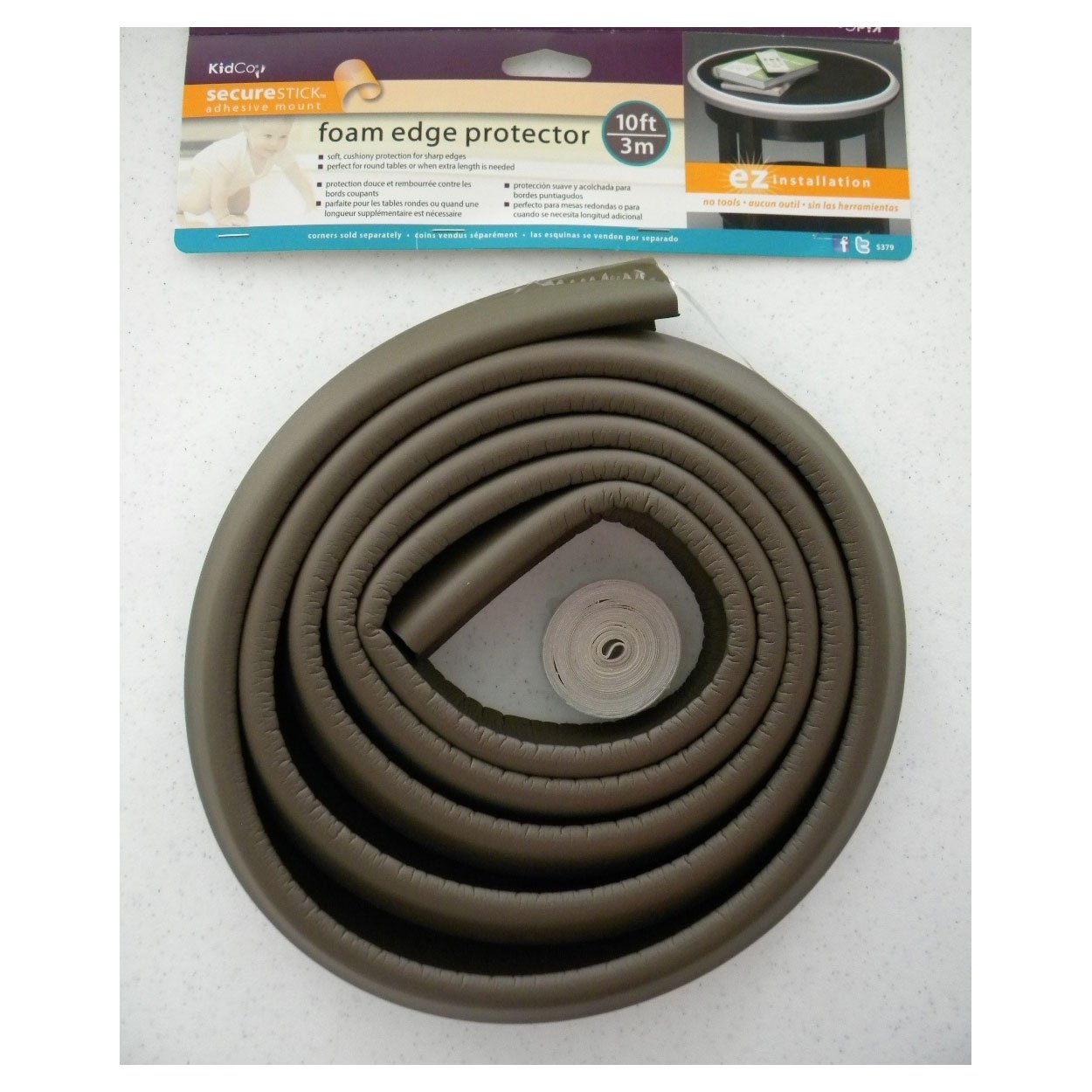 Foam Edge Protector (Color: Brown)