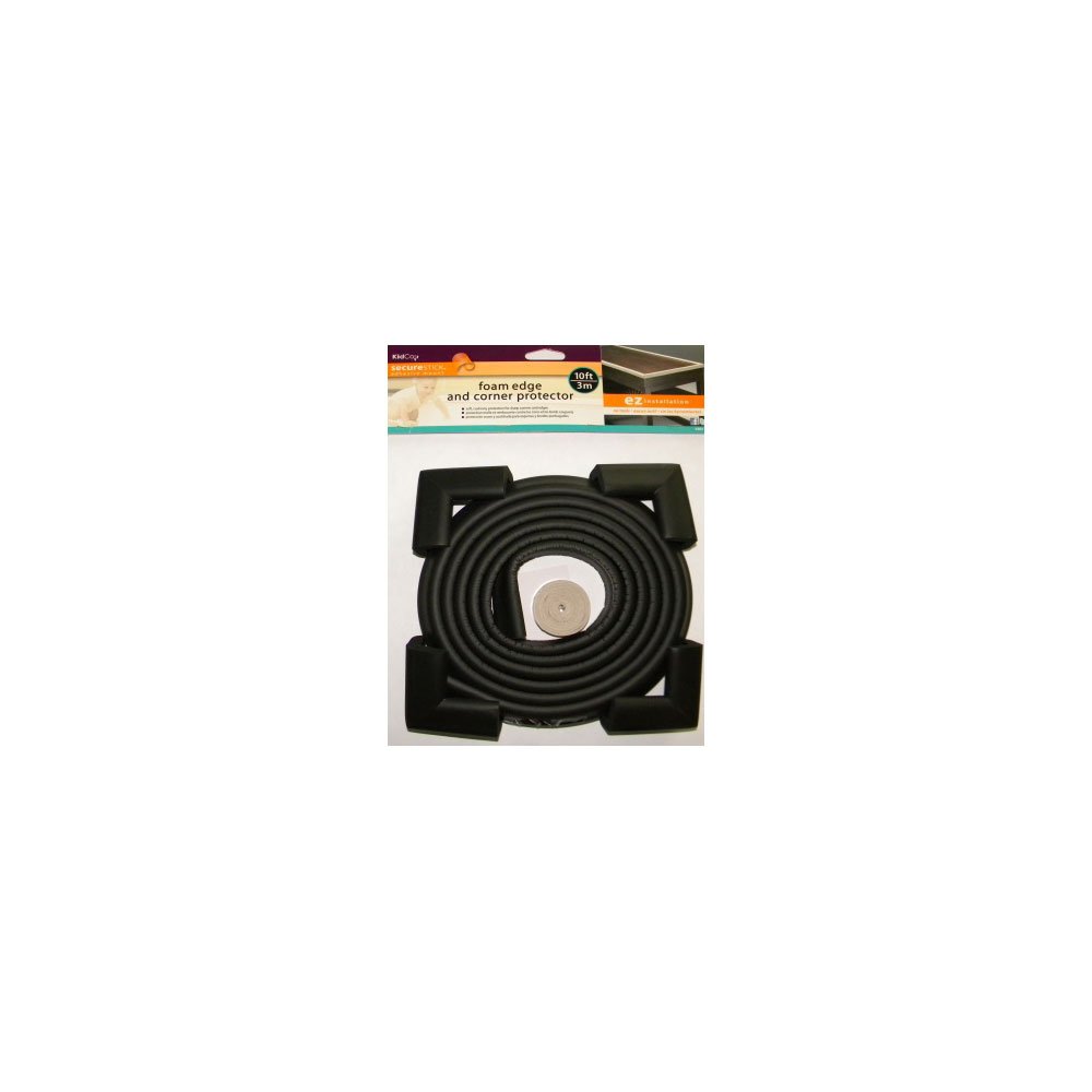 Foam Edge and Four Corner Protectors (Color: Black)